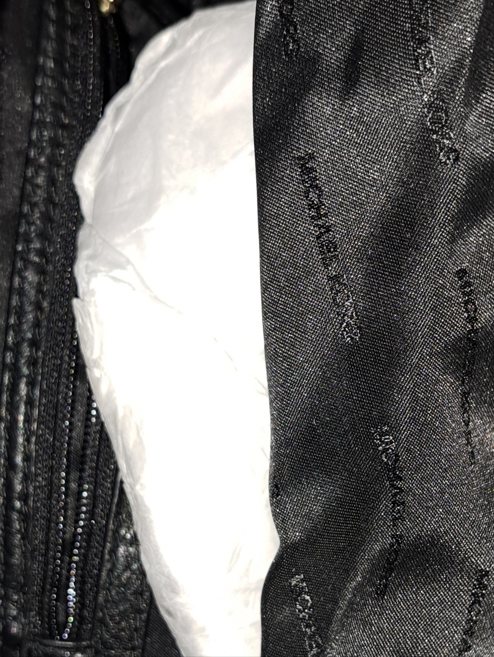 Michael Kors Black Leather Mini Backpack with Gold Accents - Picture 10 of 10